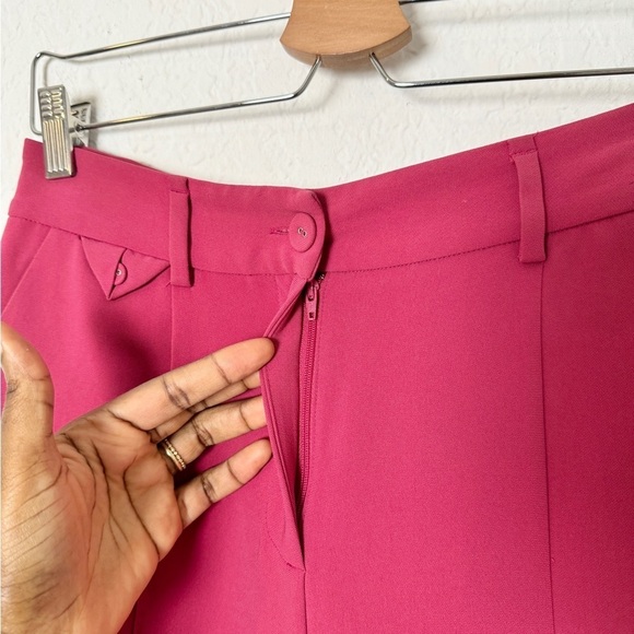 DVF Hot Pink Ankle Pants - Picture 4 of 8